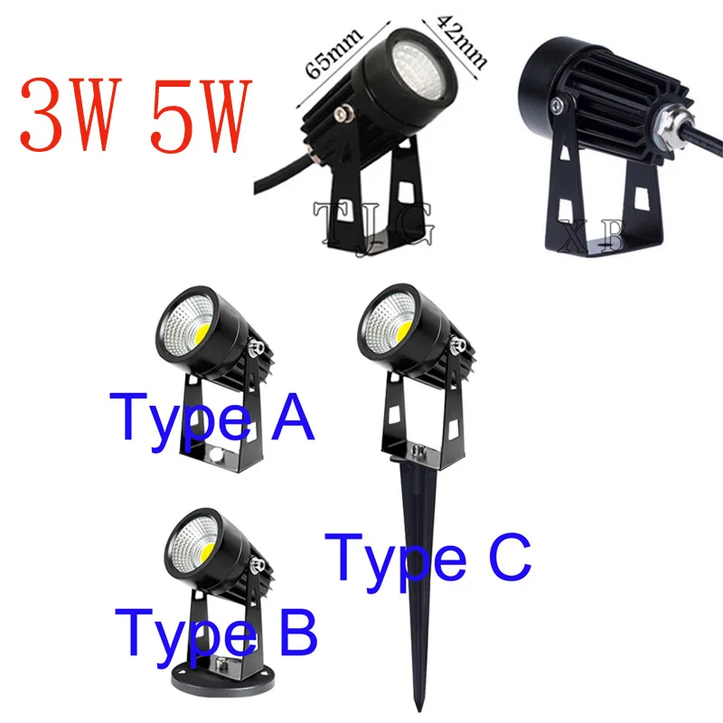 5W10W15W20W LED Garden Lights Outdoor Waterprof Lawn Lamp AC220V110VDC12V Landscape Bulb IP65 Led Light Garden Path Spotlights