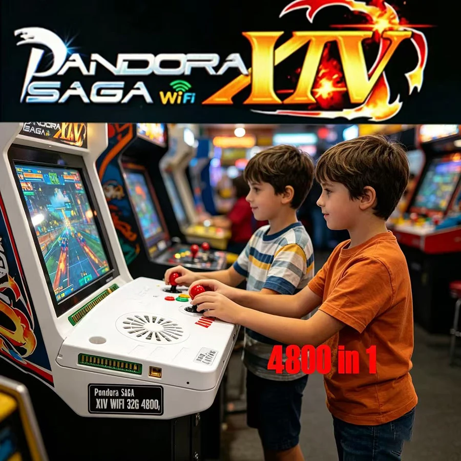

3D Pandora Saga Box 14 4800 in 1 Wifi Arcade PCB Board Download Online More Game Save Function Support Save High Score Record