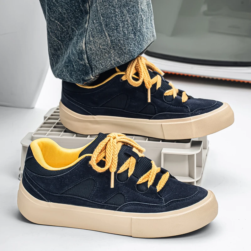 Good Quality Men's Casual Shoes New Autumn Board Footwear Man Hot Sale Fashion Male Outdoor Anti Slip Sneakers Male Mixed Colour