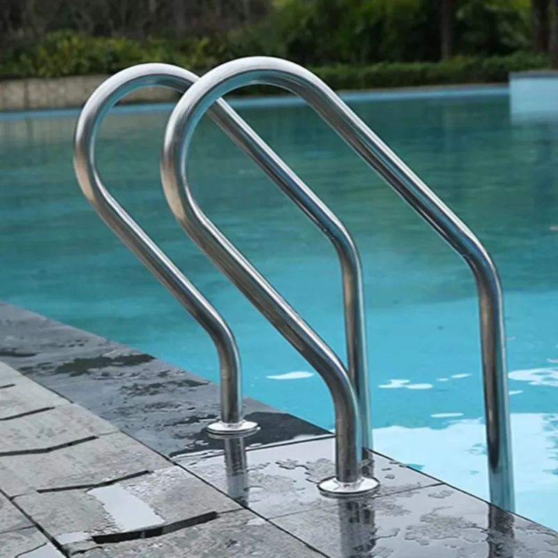 Factory Supply Stainless Steel Swimming Pool Ladder 2-5 Grade Handrail and Escalator