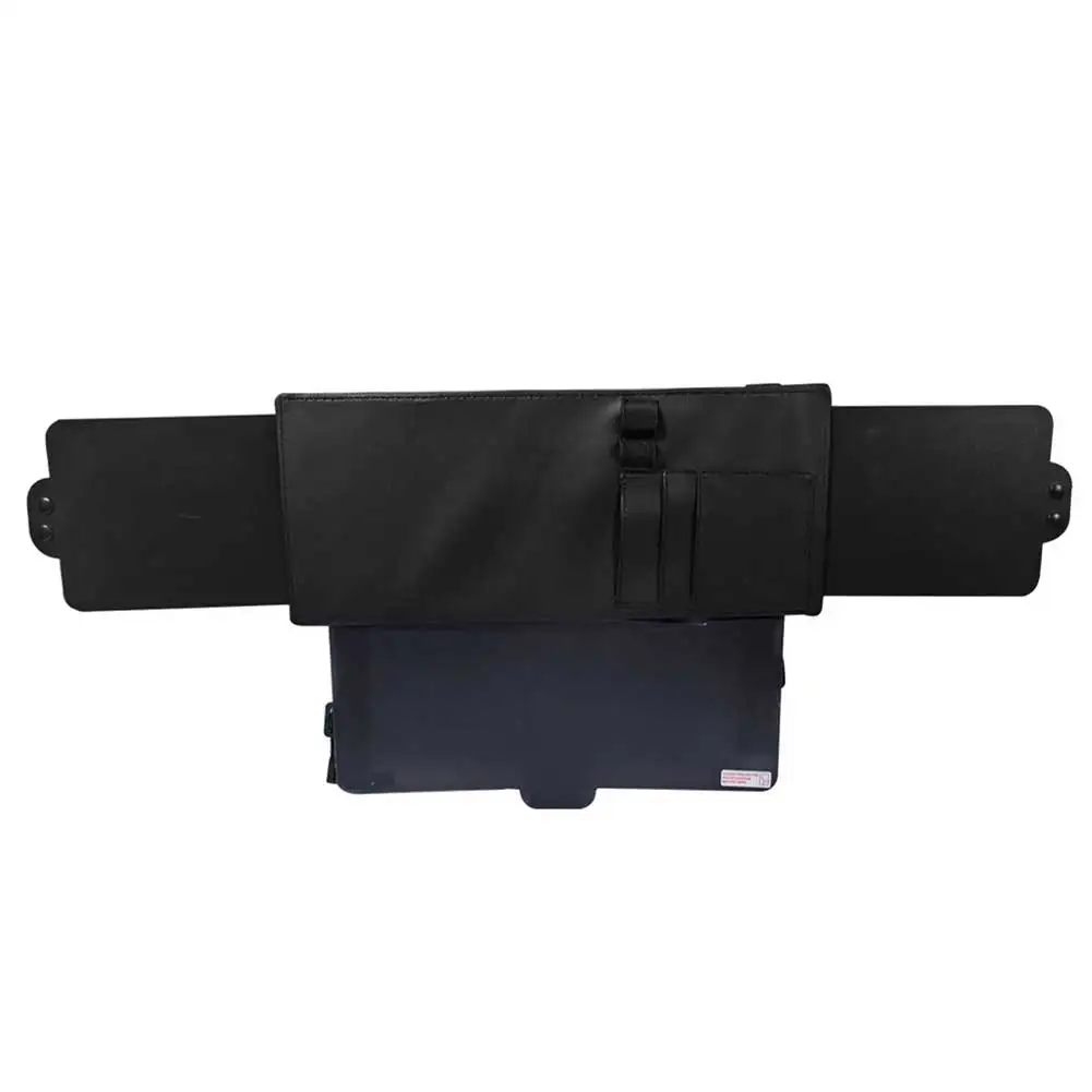 Driver-Focused Sun Visor Extension Device with Integrated Storage Slots and Wide-Angle Coverage for Improved Road Awareness