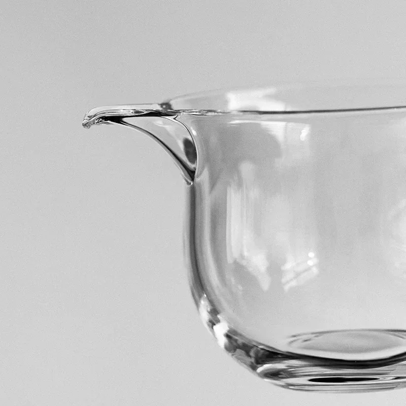 180ml Chinese Tea Ceremony Glass Cup Gongdaobei Pouring Cup Tea Pitcher Transparent Fair Cup Kung Fu Tea Ceremony Access