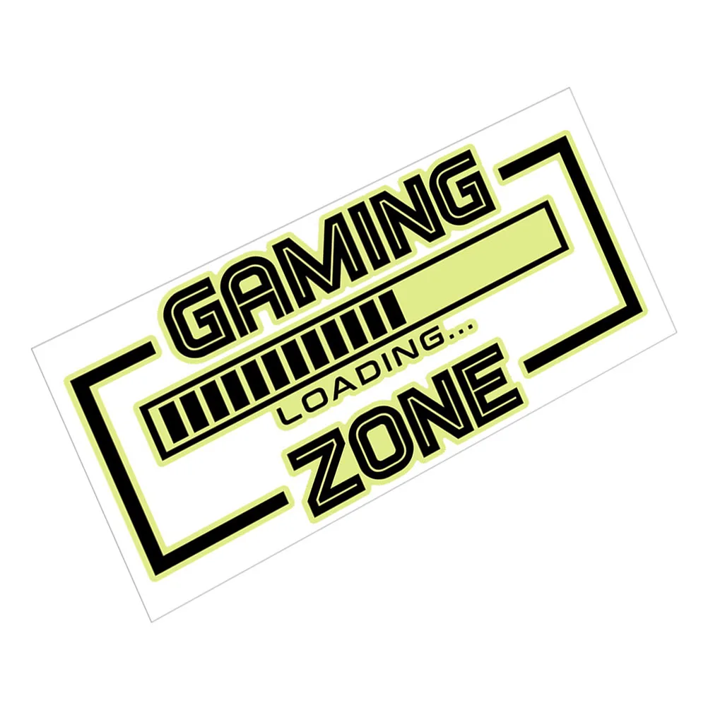 

Luminous Stickers Decoration Wall Decal Game Night Pvc Large Vinyl Gamer