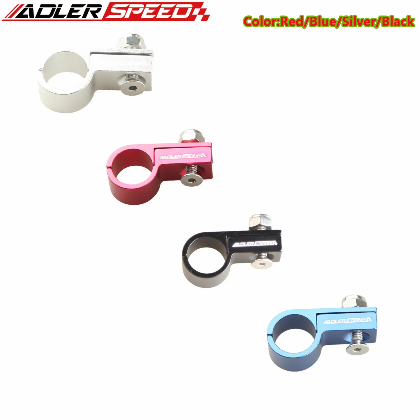 

Fuel Hose Clips Hose Fitting Separator Kit AN3 AN4 AN6 AN8 AN1 For Braided /Oil/Gas Clamp Separator Divider Clamp Aluminum Alloy