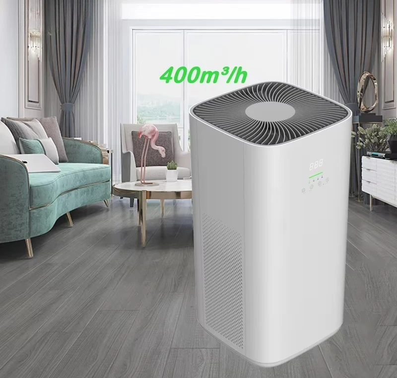 3 Stage air Cleaner with Dust Sensor  Household air Purifier Home