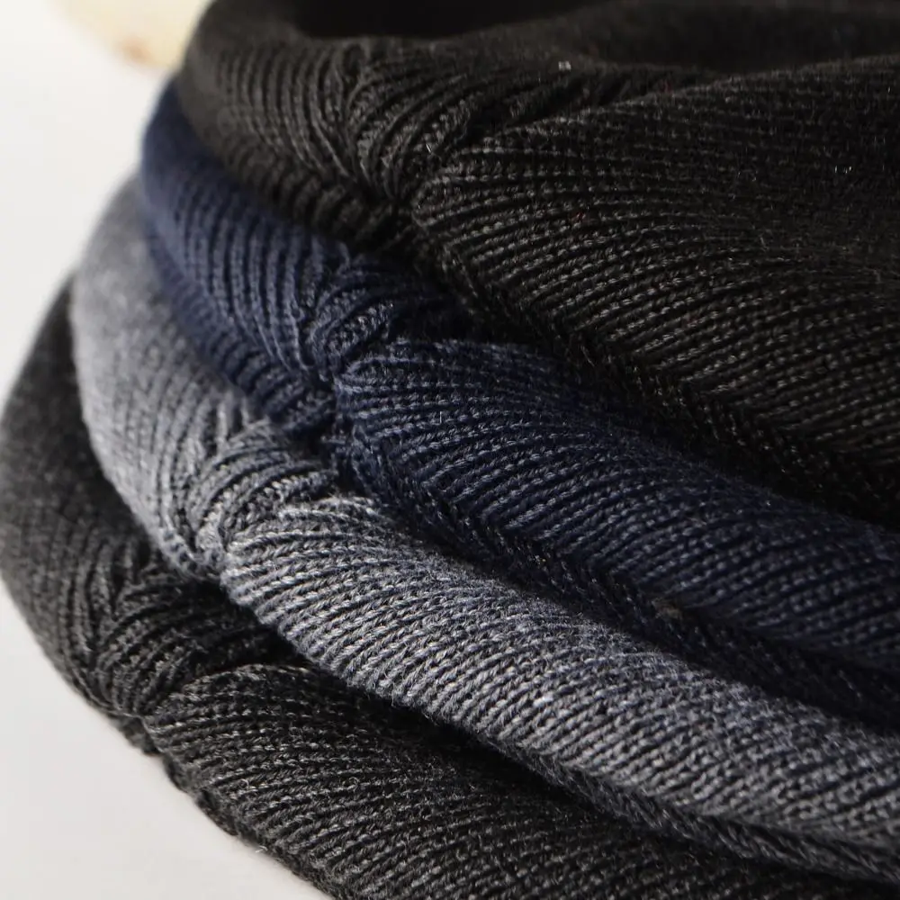 New Winter Warm Knitted Beanies Cap Windproof Soild Color Hedging Caps Soft Winter Hiking Cycling Beanies