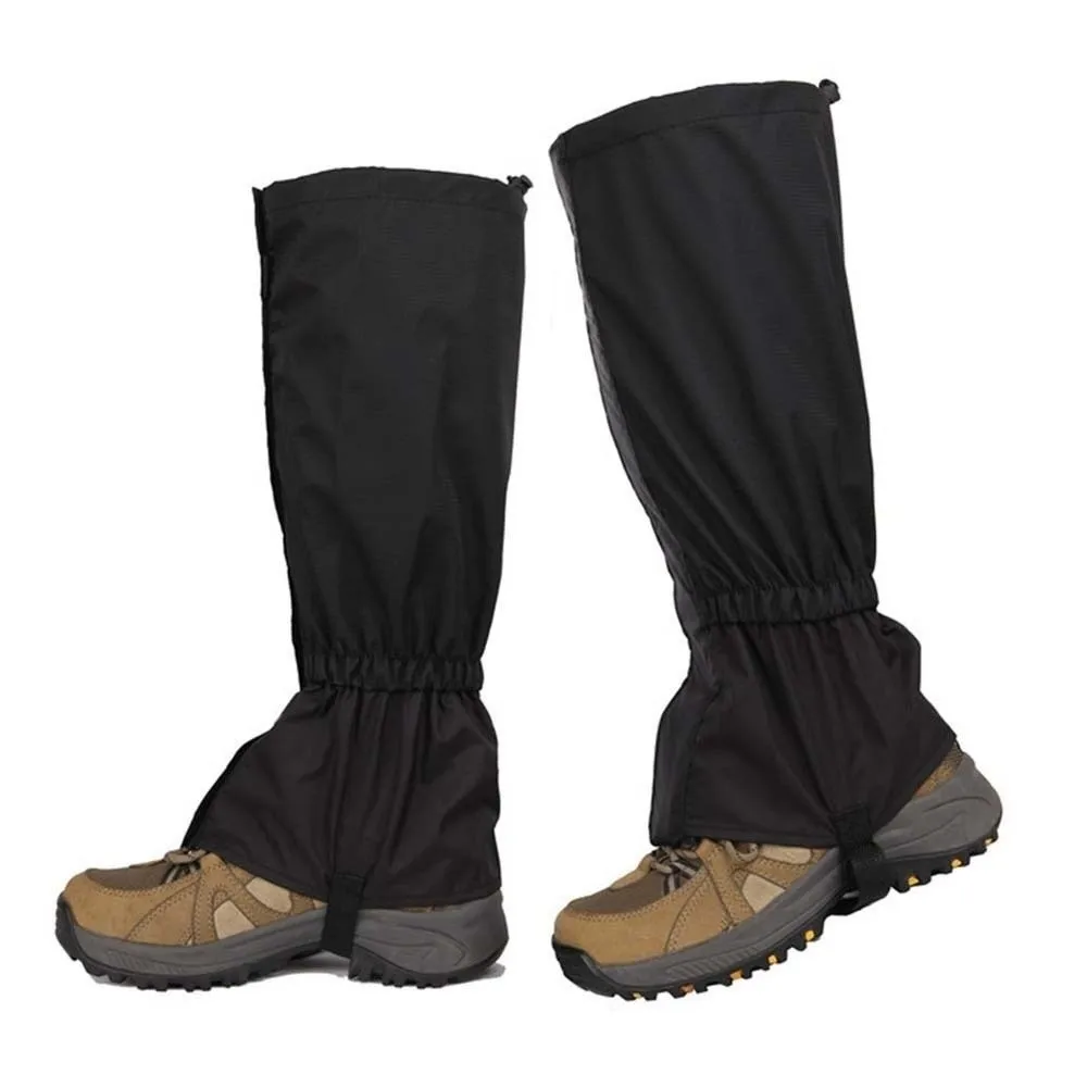 Waterproof Hiking Legging Gaiters Lightweight Warmer Ski Legs Protection Polyester Adjustable Mountaineering Calf Cover