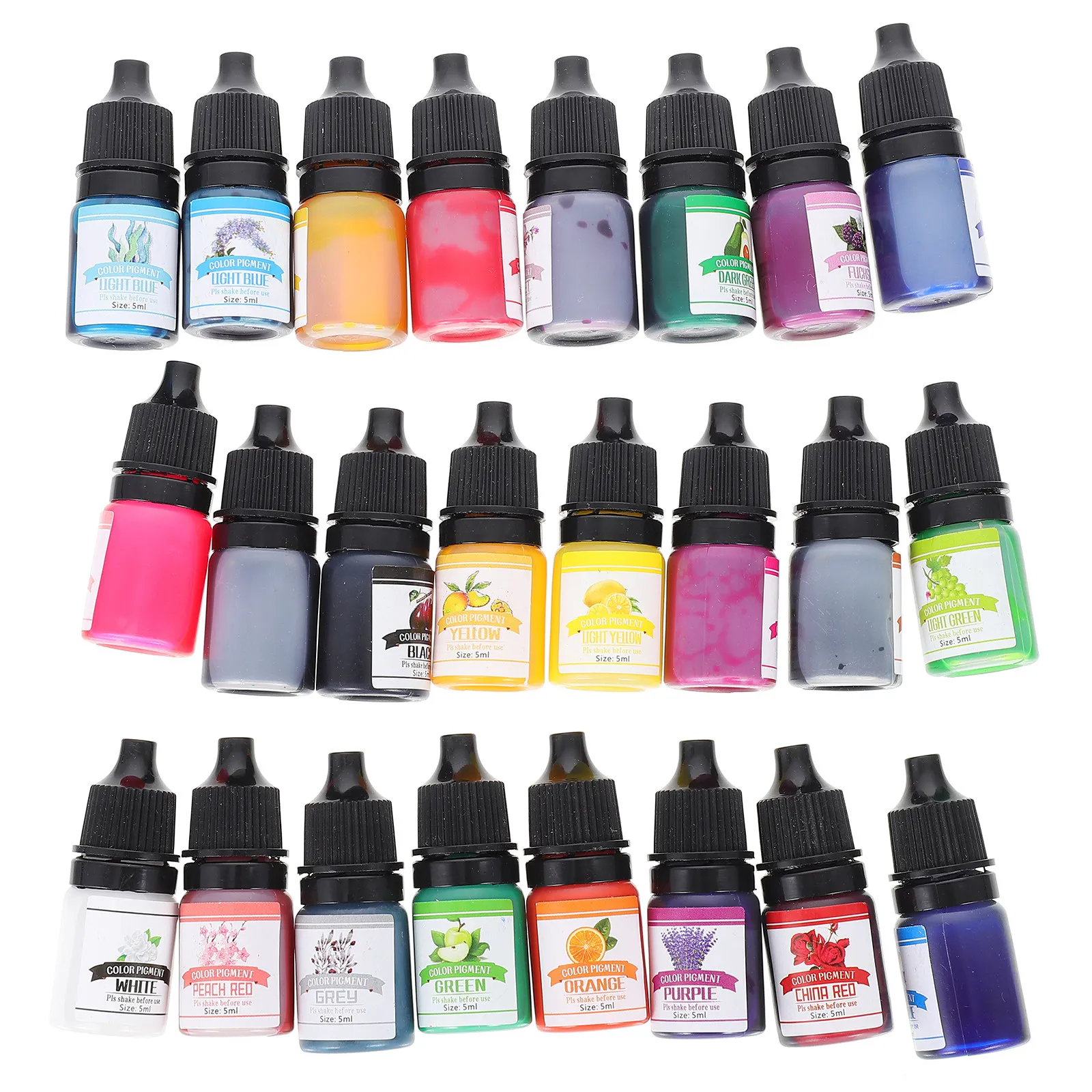 Colorful Liquid Epoxy Resin Pigment High Concentration Dye for DIY Crystal Uv Resin Coloring Crafts Nail Art Polymer