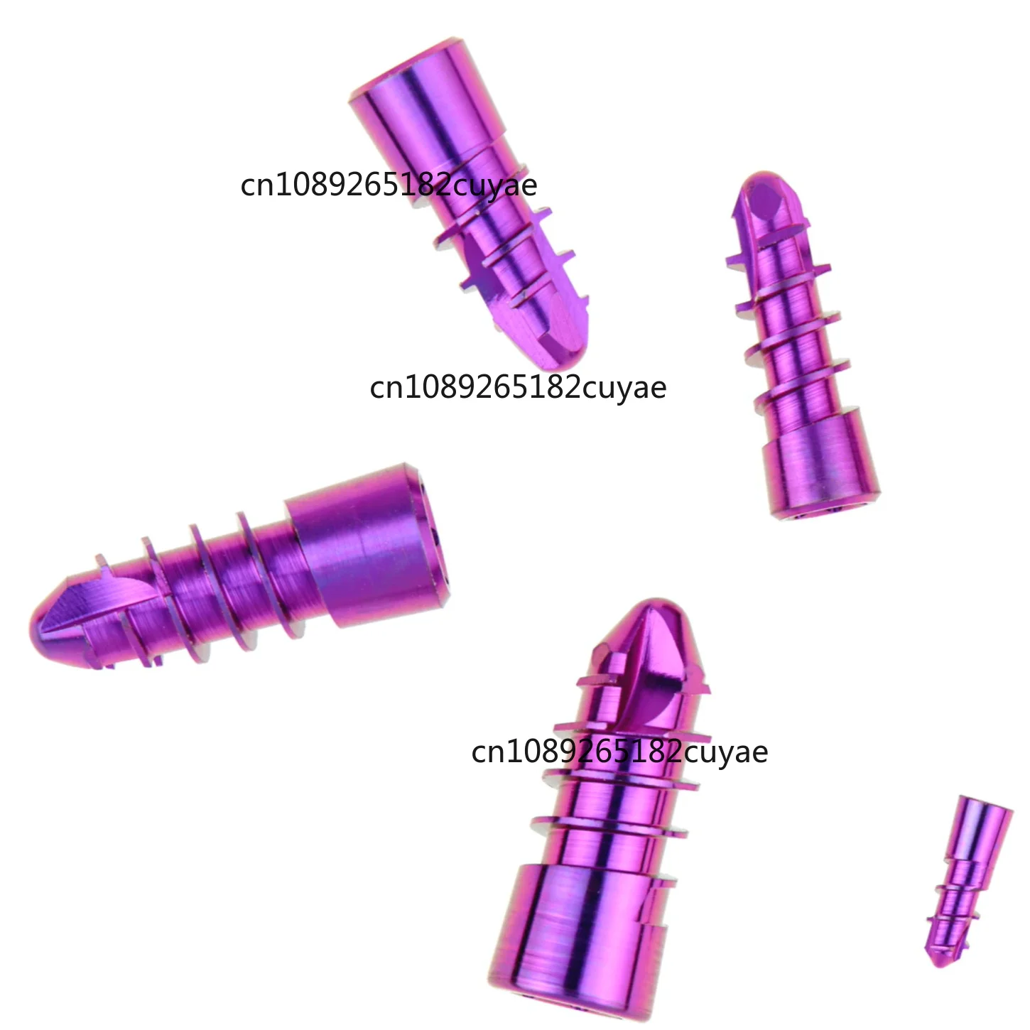 RUNPHY Veterinary Orthopedic Implant Titanium Gold Locking Self-Tapping Conical Screw 1.0mm-5.0mm for Dog/Cat/Pet