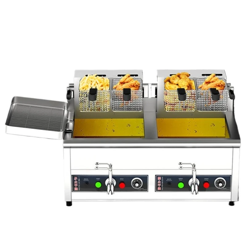 

Vertical electric commercial fryer, deep fryer, intelligent constant temperature and large capacity