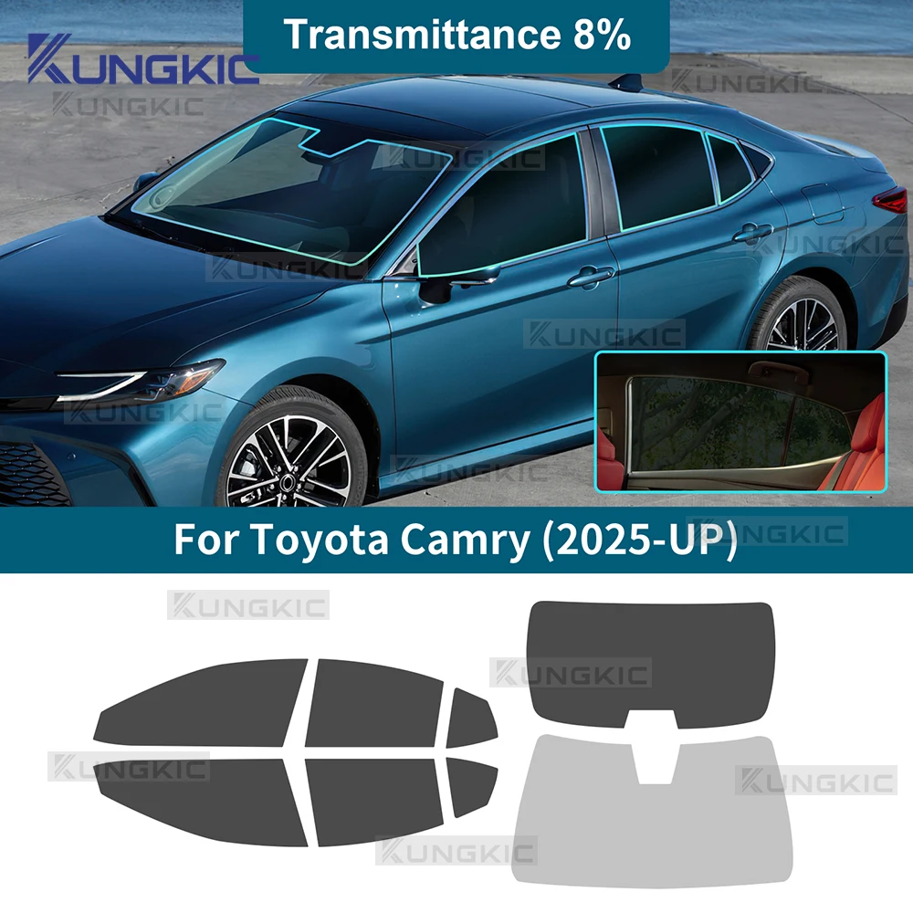 

For Toyota Camry 2025 2026 LE/SE Camry XV80 Solar UV Protector Summer Tint Film Car Front Rear Side Window Ceramics Accessories