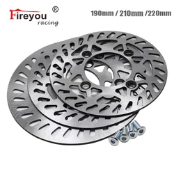 Dirtbike Disc Rotor 180mm 190mm 200mm 210mm 220mm Motorcycle PitBike Street Bike 4 Hole front Rear for Honda APOLLO BSE Dirtbike