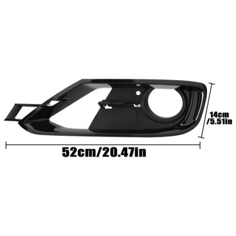 للمصد الأمامي الأيسر شبكة مصابيح الضباب N/S لـ 13-15 3 Series F30 F31 Uiz لخط ANGRONG Sport