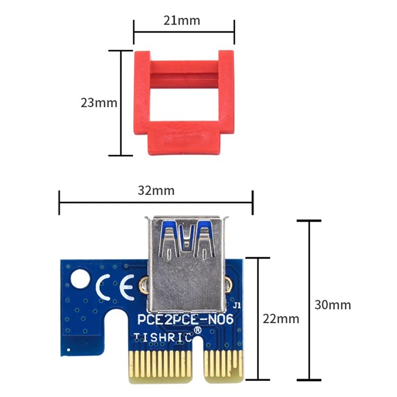 20Pcs PCI-E Riser Card Retainer Vertical Mount Locker PCIE 1X Solt Retainer For Mining BTC Riser For Video Card