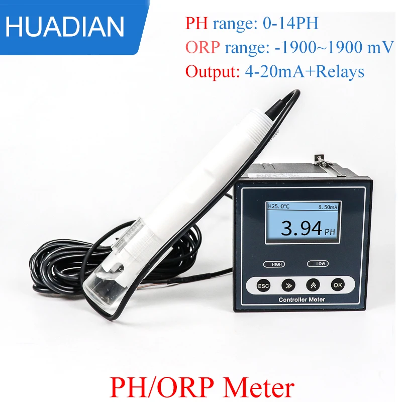 industrial ph detector factory meter digital wastewater treatment ph sensor manufacture gass