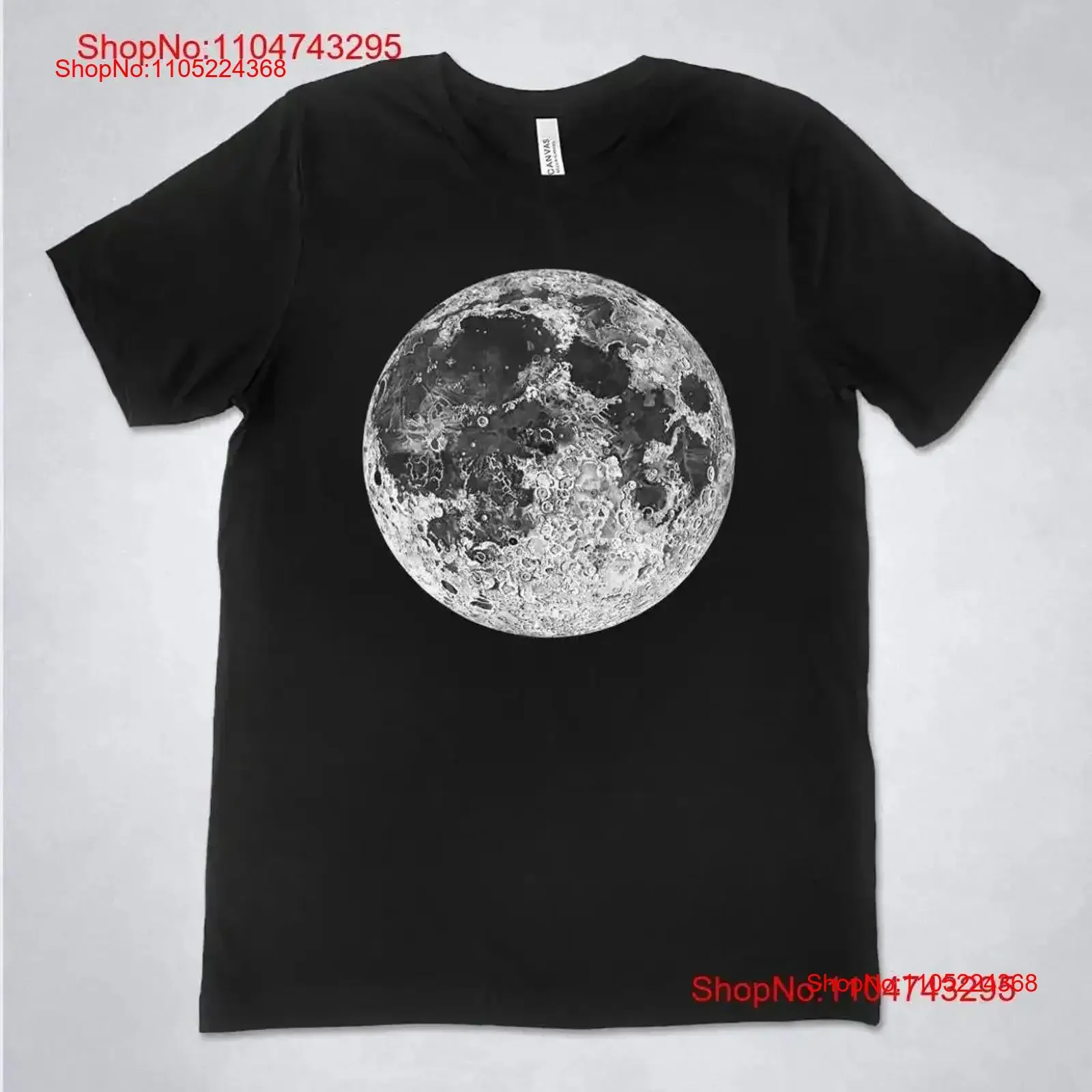 FULL MOON shirt Viewed in Sunlight Stipple engraving T vintage Washed Versatile designer clothes Top For Everyday Wear Stylish