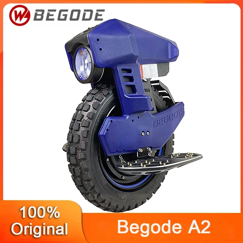 Original Begode A2 Electric Unicycle 84V 750Wh Battery 1000W Motor Max Speed 53km/h 15inch Off-road Tire Smart Monocycle