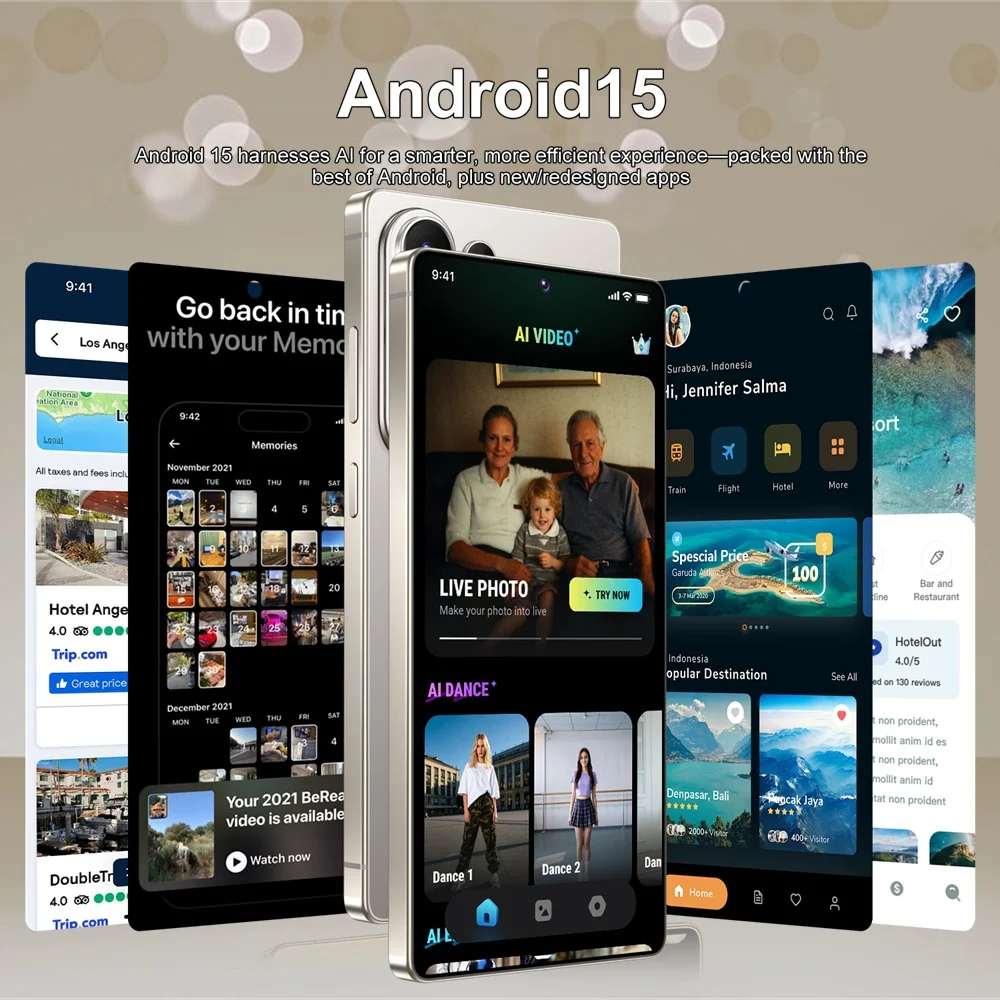 K-Touch 5G Smartphone für S26 Ultra, 7,3-Zoll-Vollanzeige, Handy mit 7800-mAh-Akku, 48-MP-Kamera, 22 GB + 2 TB Speicher, Gesichtserkennung, entsperrt, 5G, Dual-SIM, Android 15, Mobiltelefone mit FM-Radio und GPS. – Detail 18