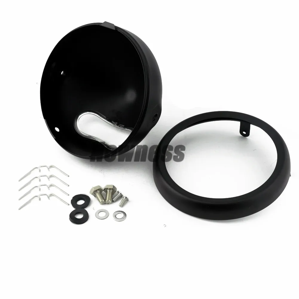 غطاء مصباح أمامي للدراجة النارية ، حامل قوس لهارلي ، هيكل مصباح أمامي ، تركيب جانبي ، 28-36 ، دلو 5: 50: 50 #5