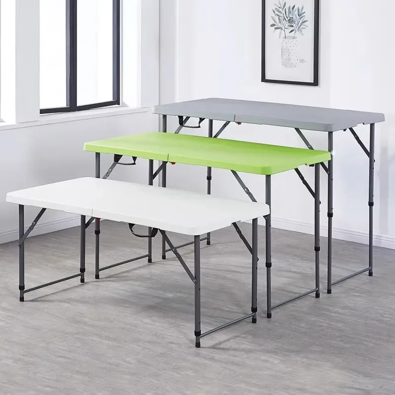 Folding Table Outdoor Portable Stall Night Market Home Dining Simple Rectangular Learning Plastic Small Dining Table And