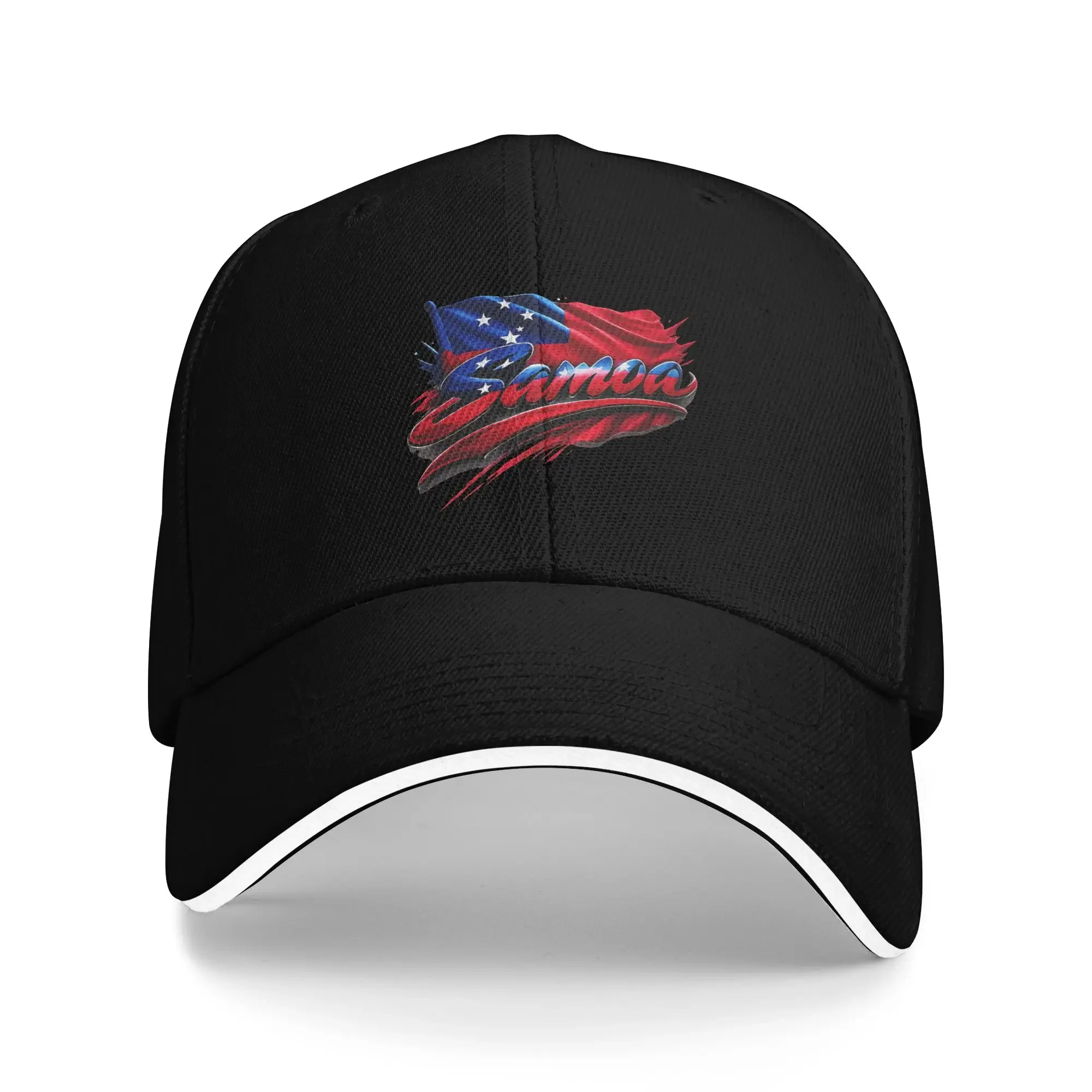 Samoa Flag Design Art Sun Baseball Cap Summer Unisex-Teens Hip Hop Hats Wholesale Y2k Cool Outdoor Sports Baseball Caps