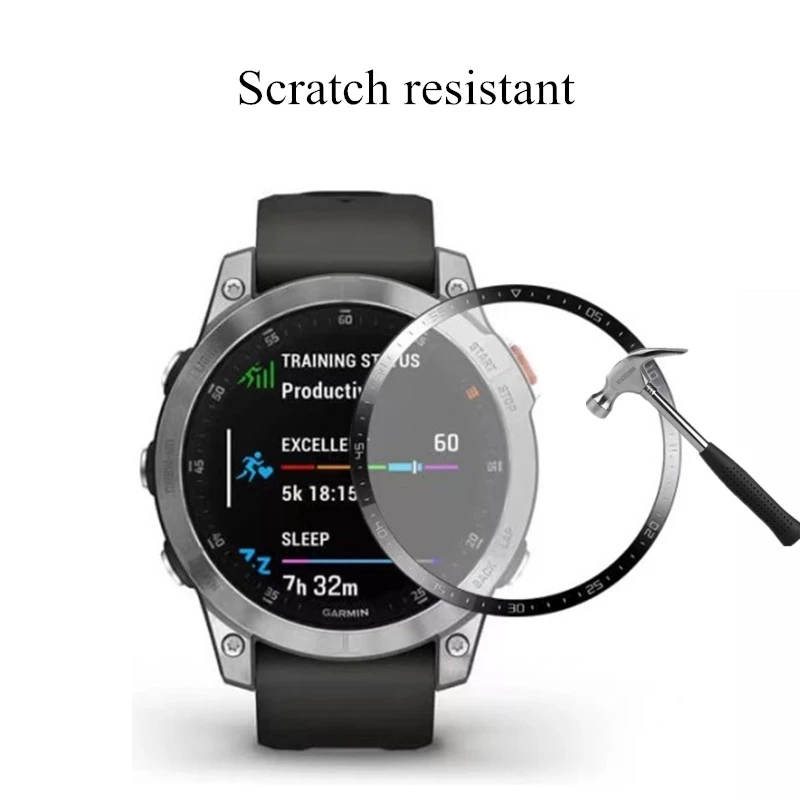 For Garmin EPIX GEN2 Smartwatch Clear Protective Soft Film Full Coverage Anti-scratch Screen Protector For Garmin EPIX GEN 2