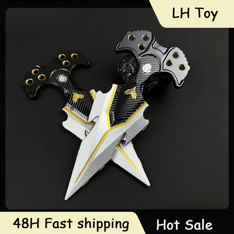 16cm Game Sword Props Cold Fang Hand Stab Unsharpened Cosplay Knife Toy Outdoor Cosplay Model Gifts Collections
