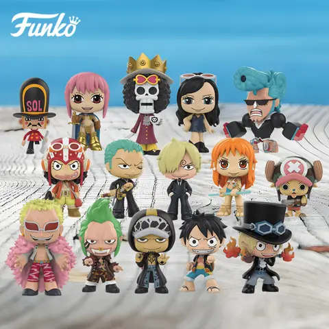 Funko Pop Anime & Manga One Piece Mystery Minis Luffy Sauron Q Version Blind Box Figure Toys for Boys Gift Collectible Ornaments