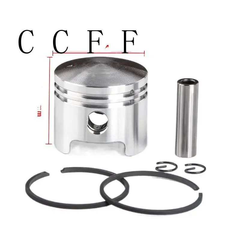 Four-stroke 44-5 piston ring sleeves for lawn mowers and brush cutters, with a piston diameter of 44mm and accessories
