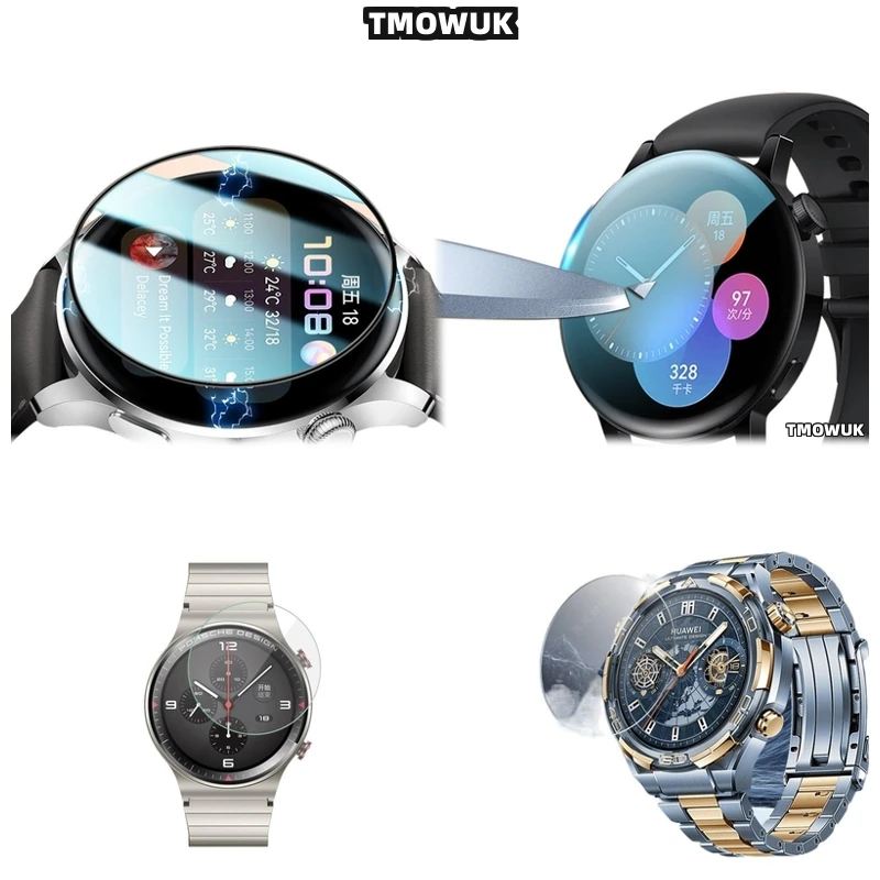 

For Huawei WATCH GT2 GT3 GT4 GT5 Pro Cyber Ultimate 41 42 43 46mm - Premium 9H Hardness Tempered Glass, Anti-Scratch, HD Transpa