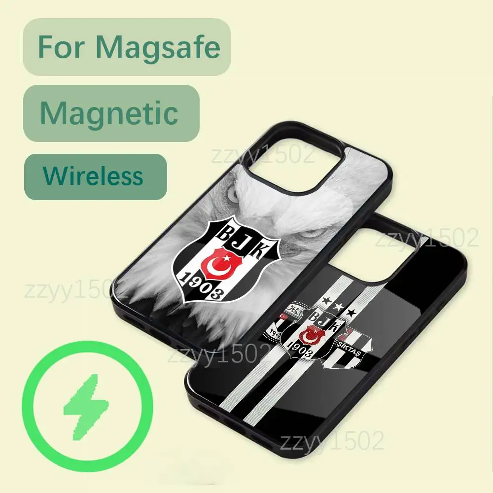 

Fashion B-Besiktas B-JK Sports Phone Case For iPhone 17,16,15,14,13,12,11,Pro,Max,Plus,Mini,SE4,E Magsafe Wireless Charging