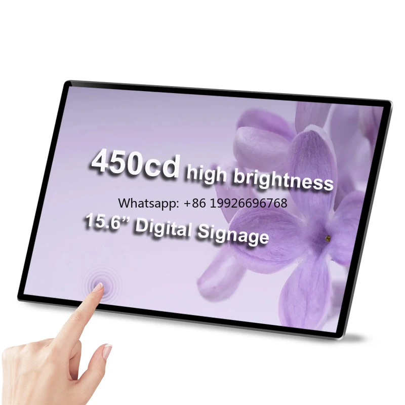 Android Digital Signage Tablet 15-inch capacitieve interactieve touchscreen Monitor LCD-reclamescherm Android-tablet