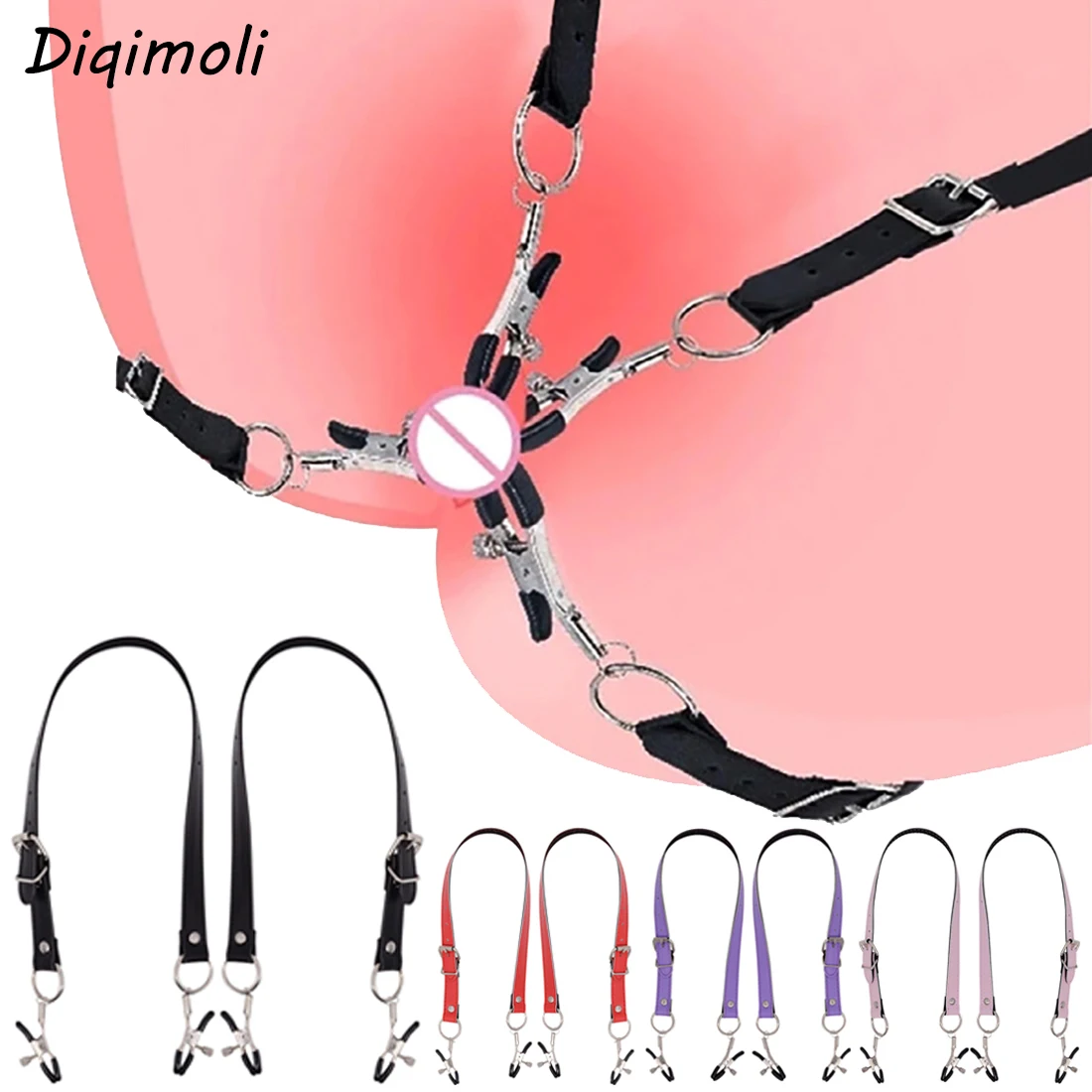 Sex Toys Labia Clip BDSM Bondage Adjustable Restraints Harness Clit Clip Nipple Clips Sex Product Open Vagina Clip for Women