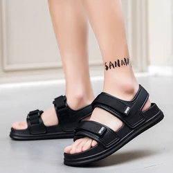 Sandals Soft Men Comfortable Non-Slip Men Shoes High Quality Beach Sandals Mens Gladiator Sandals Summer Casual Flat Shoes