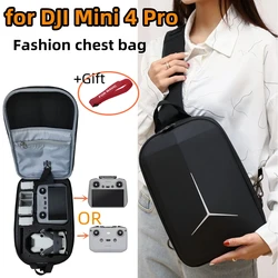 Bolso de pecho de moda para DJI MINI 4 PRO, bolsa de almacenamiento de un hombro, bolsa de envoltura oblicua, caja de accesorios para DJI Mini 4 Pro