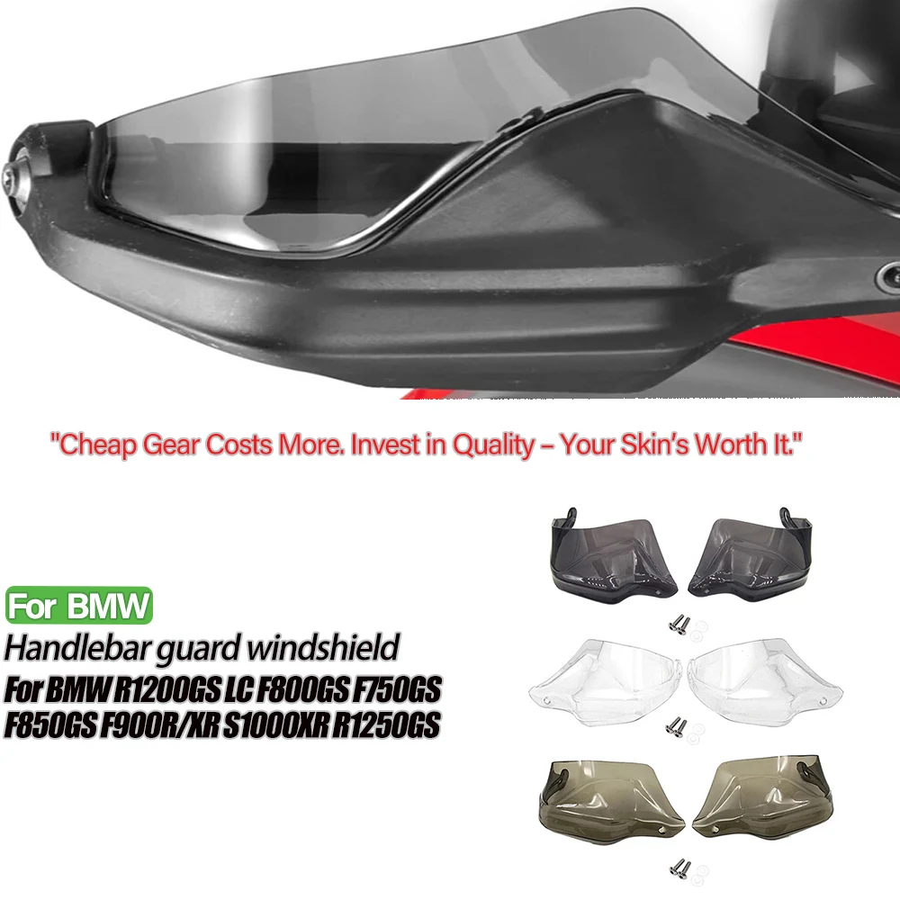 

Fit For BMW R1200GS LC F800GS F750GS F850GS F900R/XR S1000XR R1250GS Motorcycle Handguard Shield Hand Guard Protector Windshield