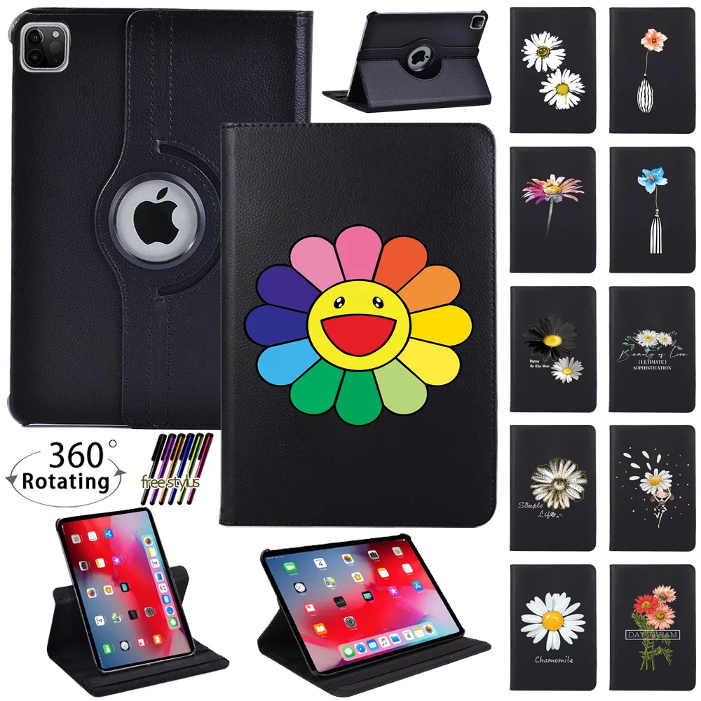 

Cover for Apple IPad Pro 9.7"/iPad Pro 10.5"/iPad Pro 2018 2020 2021 11" 360 Degree Rotating Sleep Wake-up Stand Funda Case