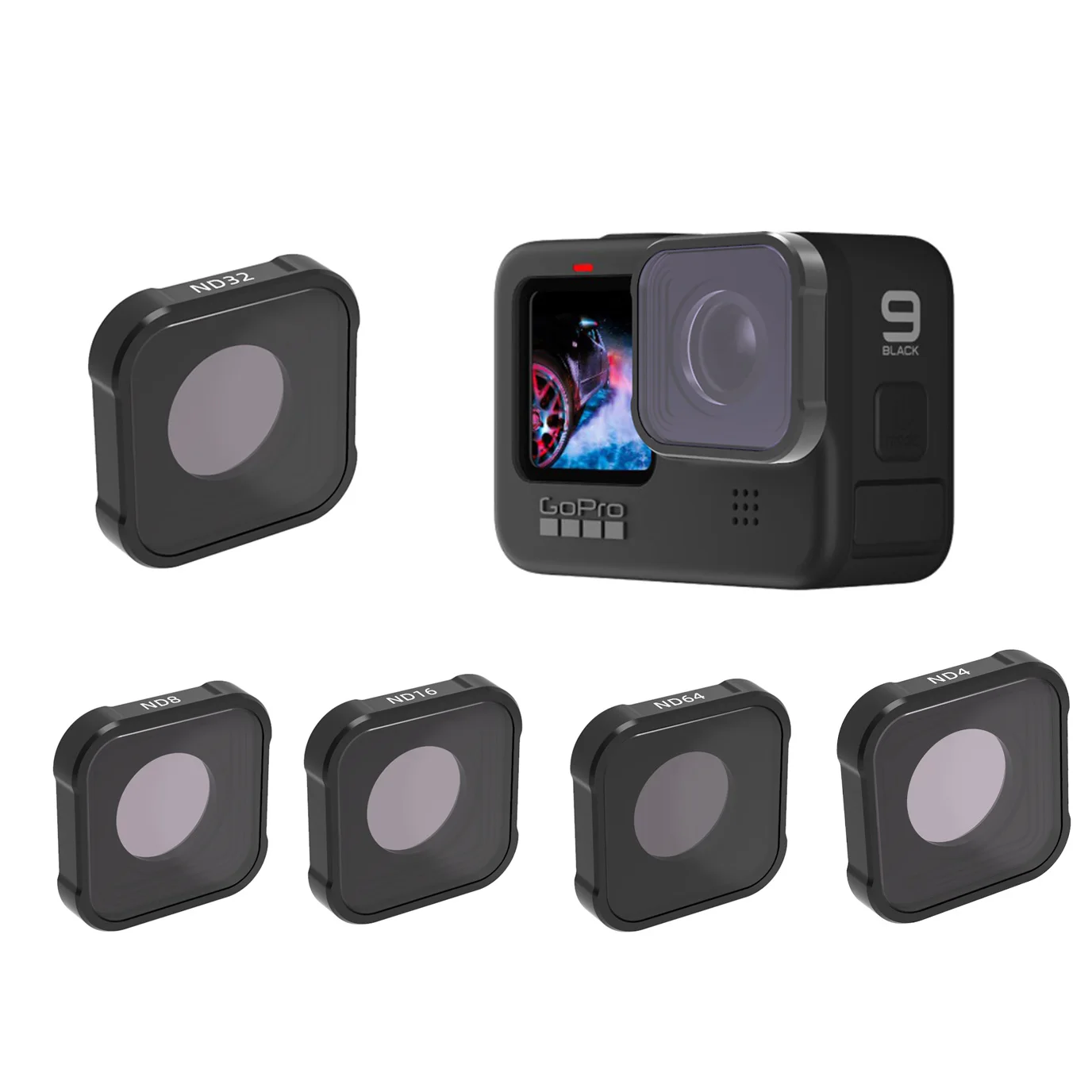 GoPro 9 Filter Set Camera Filter ND4 ND8 ND32 ND64  ND ND Lens Filters Star Night CPL Diving filter For GoPro Hero 9 10 camera