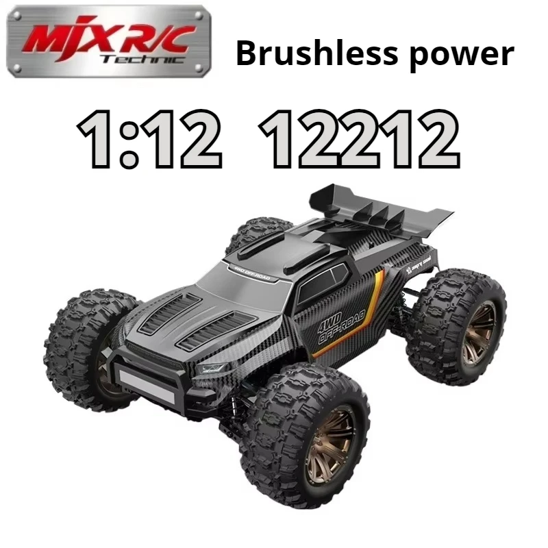MJX 1/12 12212 Remote Control Car 58KM/H Monster Truck RC Four-Wheel Drive Electric 3S High-Speed Brushless Remote Control Car