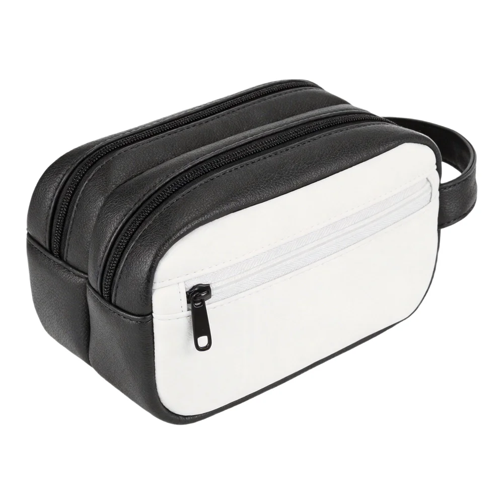 Golf Accessories Golf Pocket Accessory Golf Ball Carry Bag Portable Carry Handle PU Leather Construction Wrist Strap And Handle