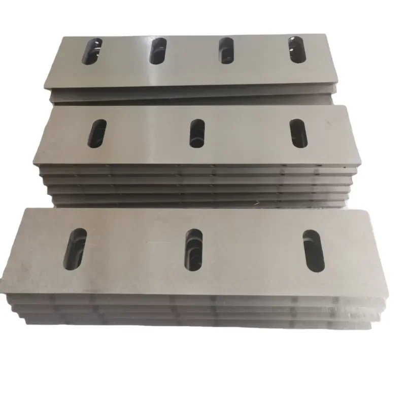 2026 Custom D2 SKD11 Plastic Crusher Blade Granulator Knife Shredder Blades for Waste Plastic Recycling Machine PET Bottle