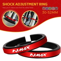 For YAMAHA NMAX155 N-MAX 125 N-MAX155 NMAX Motorcycle Adjustment Shock Absorber Auxiliary Rubber Ring CNC Accessories 30MM-52MM