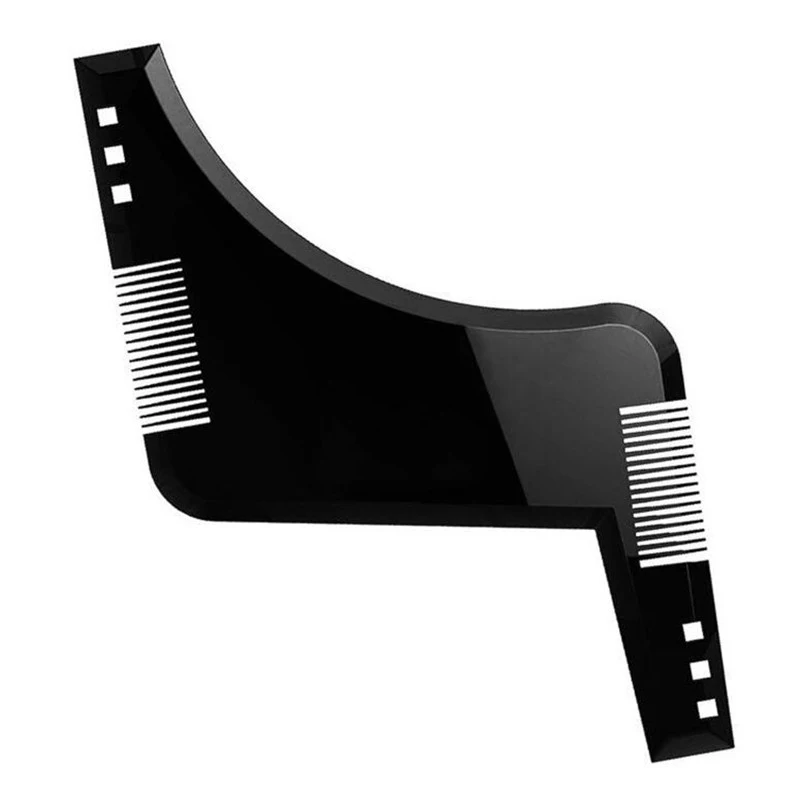1PC Plastic Beard Comb For Men, Mustache Grooming And Styling Comb, Facial Hair Care Tool, Great For Daily Use & Perfect Gift