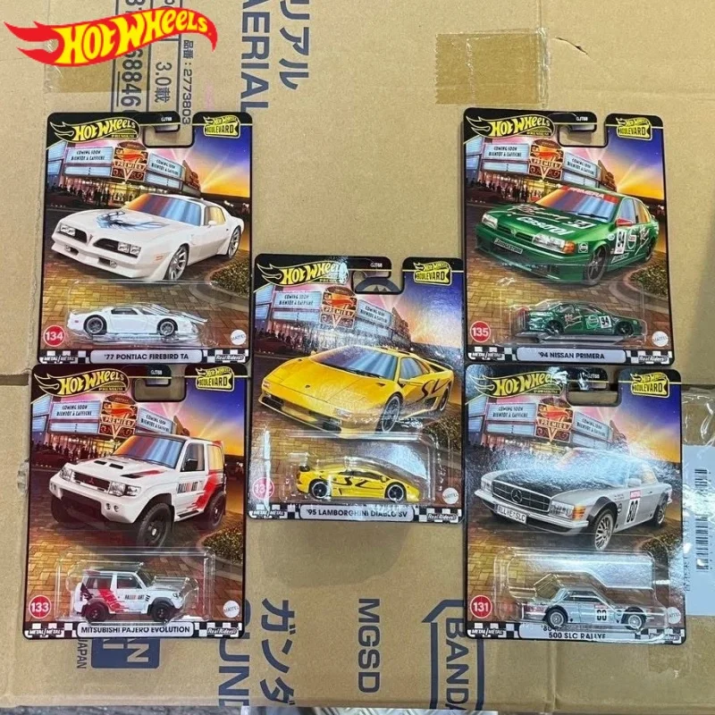 

New Hot Wheels Boulevard 27 Series Benz 500 Slc Mitsubishi Nissan Car Model Collection Alloy Cars Model Ornament Birthday Toys