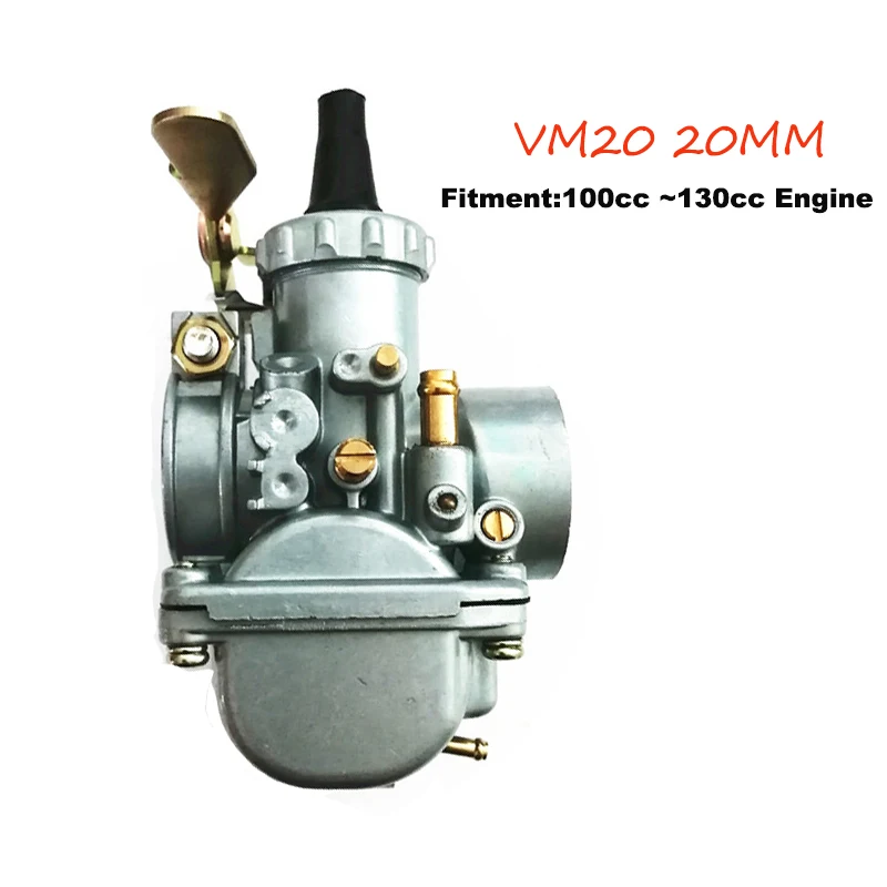 

Carburetor VM20 For Mikuni ATV UTV Dirt Bike Pit Bike 50cc 100cc 125cc Moto Replacement Round Slide Carb 20MM Universally VM 20