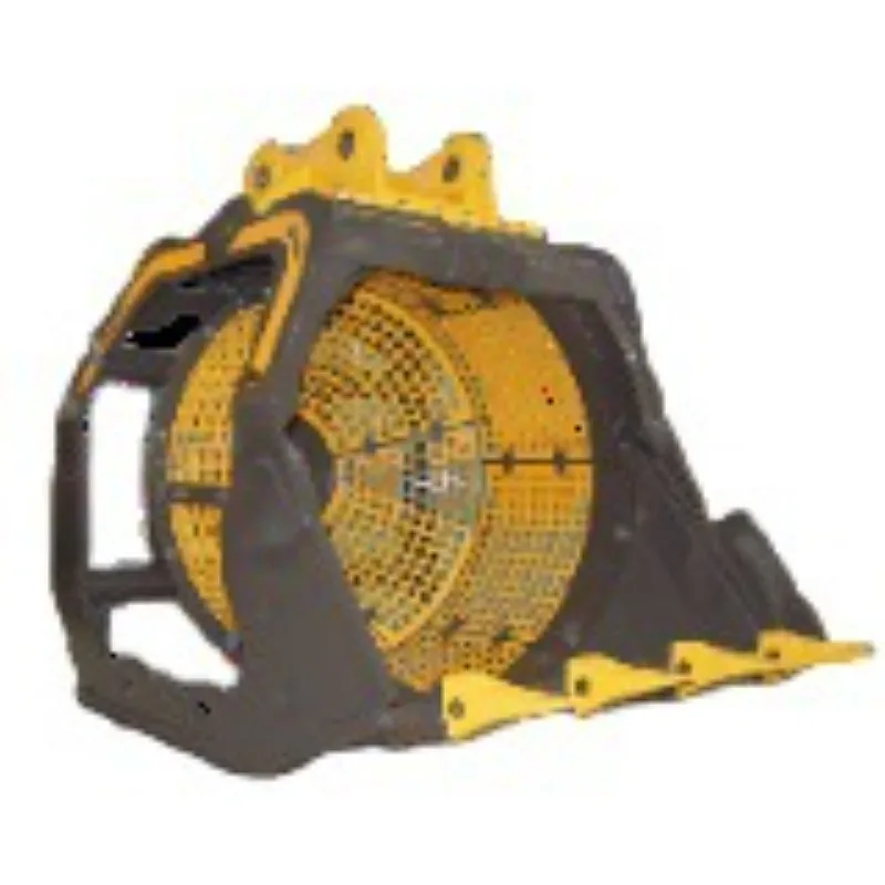 

Excavator automatic screen bucket