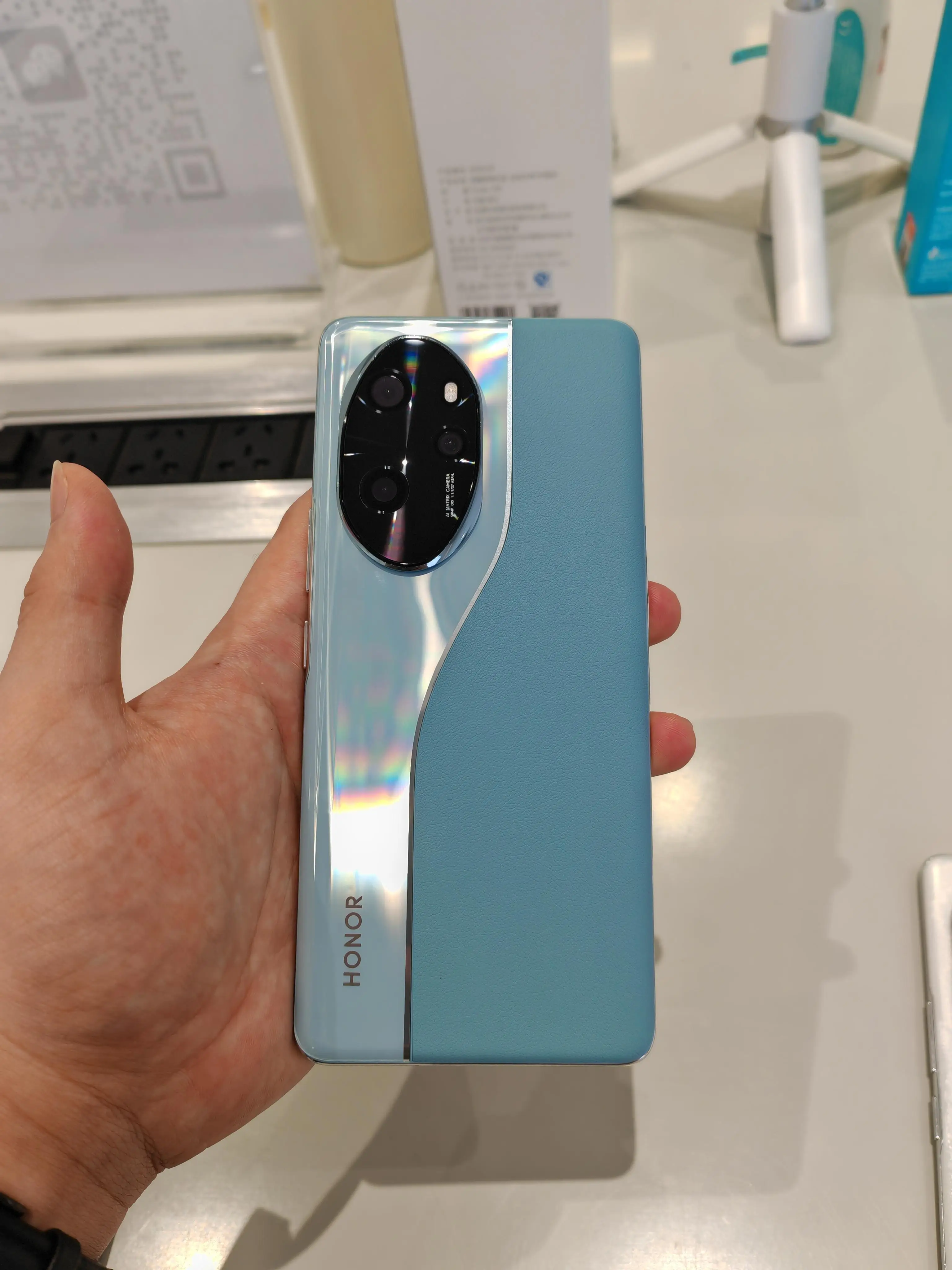 كاميرا Honor 100 Pro 5g 6.78 بوصة Snapdragon8 Gen2 NFC 50MP DSLR مستوى الكاميرا الرئيسية للتصوير الفوتوغرافي هاتف مستعمل