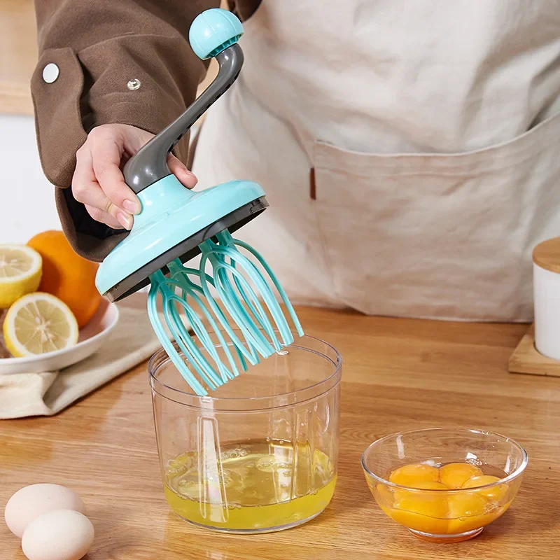Semi-automatic Manual Whisk Household Cake Baking Tool Small Egg Cream Egg White Stirrer Hand Mixer Kitchen Baking Accessory