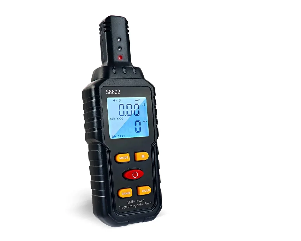 Portable S8602 Digital EMF Detector for Electric Field Magnetic Field Temperature Multi‑Field Radiation Measurement