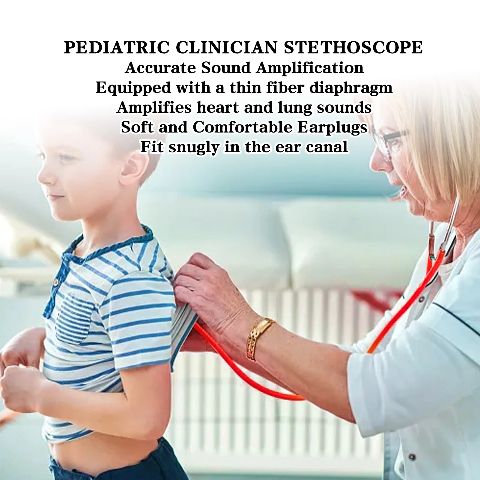Pediatric Stethoscope 5 Heads  Thin  Diaphragm Cartoon Animals Multiple Colors  Stethoscope for Pediatrician